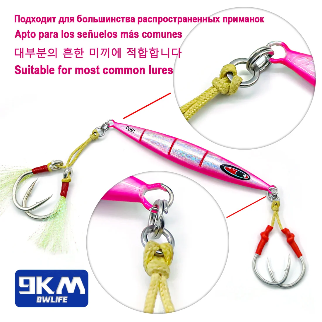 9KM 20Pcs Fishing Solid Ring Fishing Lure Connectors Stainless Steel Fishing Accessories Saltwater Tackle Chrome