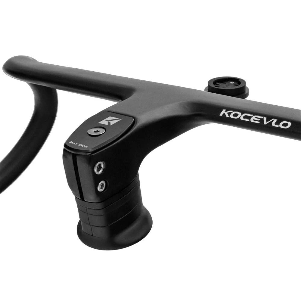 KOCEVLO X01 Road Bike Full Carbon Fiber Stem Integrated Bicycle Handlebar For 28.6mm With Spacers Cycling Parts Accessories