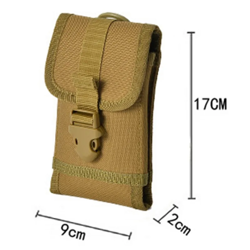 Outdoor Tactical Molle Utility Bag Waist Accessories Bag Durable Phone Belt Pouch