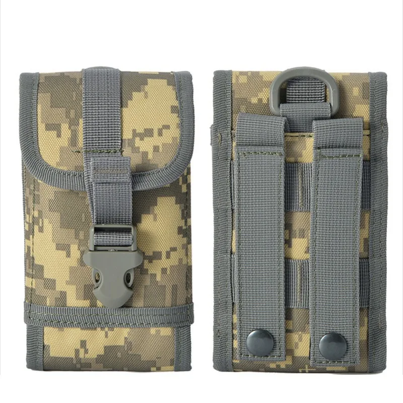 Outdoor Tactical Molle Utility Bag Waist Accessories Bag Durable Phone Belt Pouch