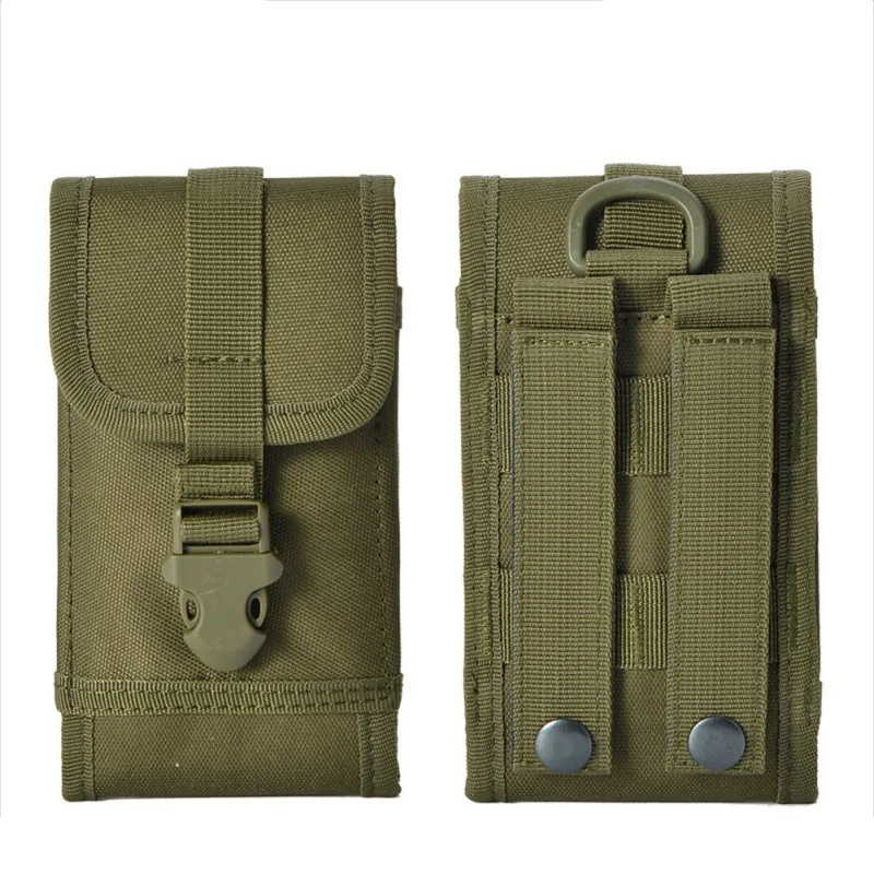 Outdoor Tactical Molle Utility Bag Waist Accessories Bag Durable Phone Belt Pouch