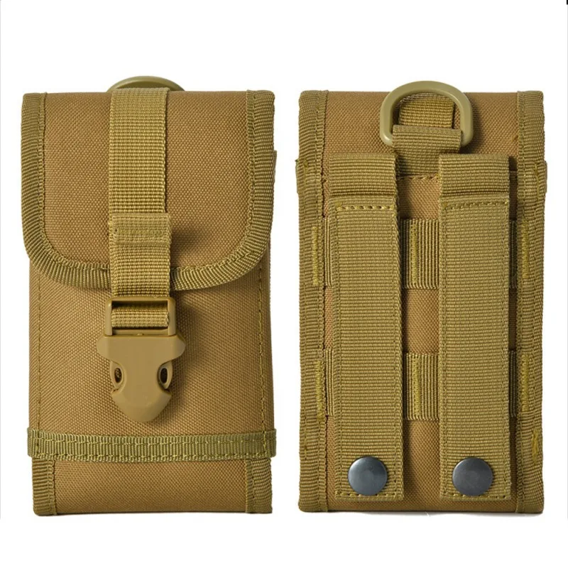 Outdoor Tactical Molle Utility Bag Waist Accessories Bag Durable Phone Belt Pouch