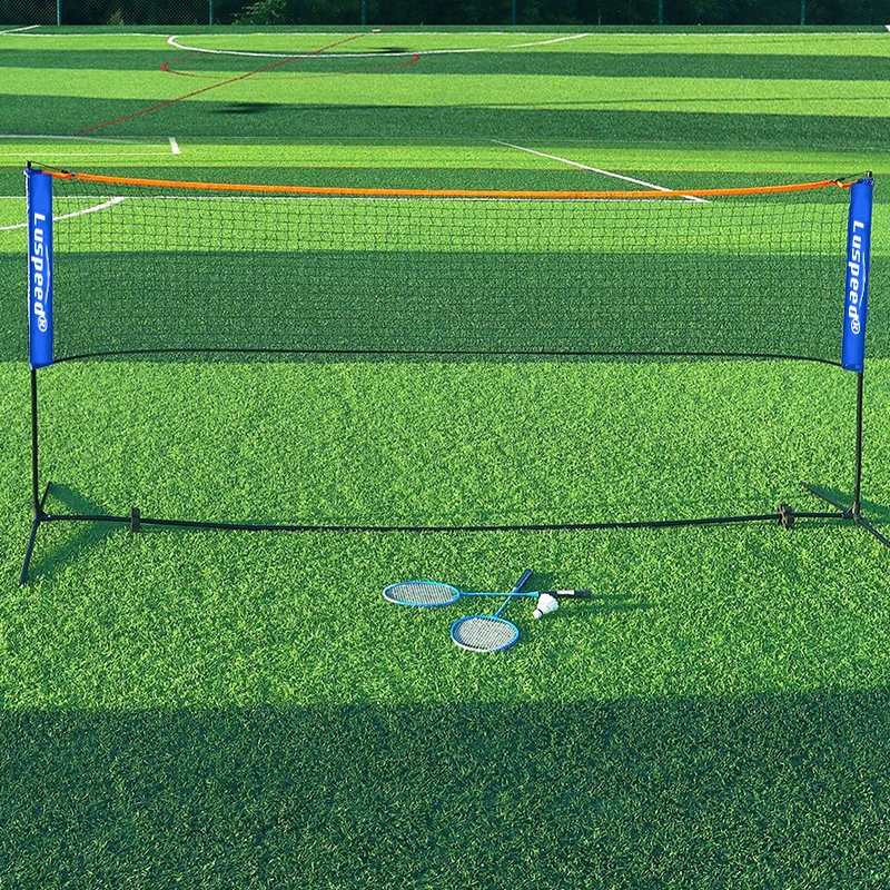 Portable Folding Standard Professional Badminton Net Indoor Outdoor Sports Volleyball Tennis Training Square Nets Mesh
