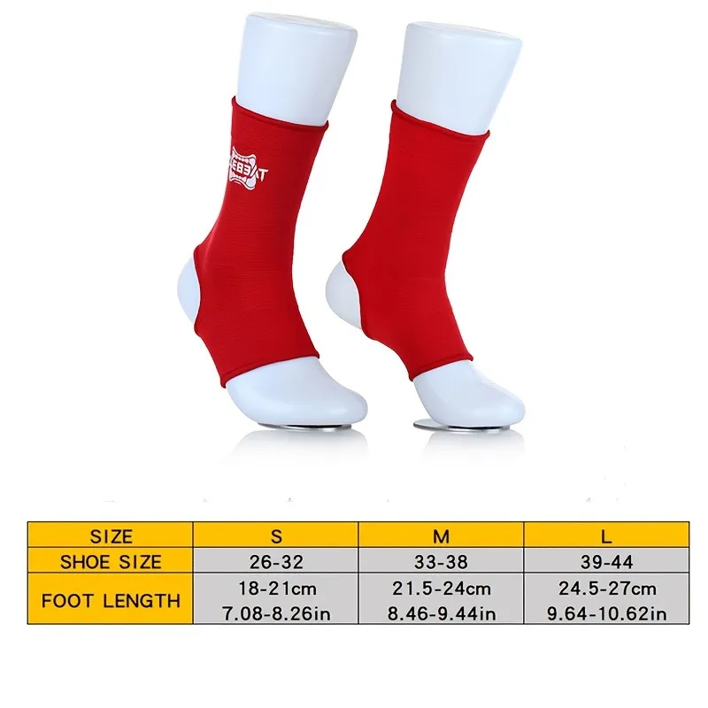 2pcs Boxing Ankle Brace Stretch Breathable Muay Thai Sanda Boxing Training Pressure Ankle Protection Boxing Training Socks
