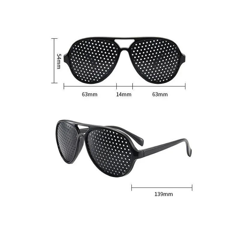 1-3 Pcs Anti-myopia Astigmatism Glasses Vision Correction Fatigue Pin Hole Glasses With Holes For Men Women Eyesight Improvement