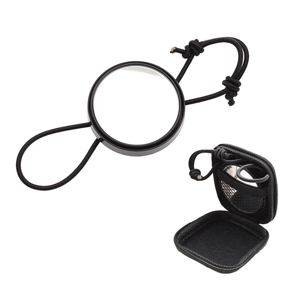 Scuba Diving Wrist Mirror Underwater Observation Equipment With Elastic Band For Scuba Diving Snorkeling Swimming Activities
