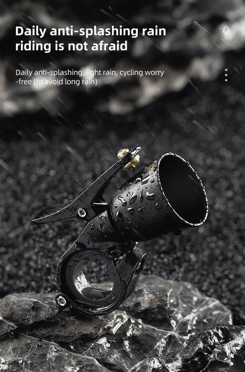 ROCKBROS Bicycle Bell MTB Mountain Road Bike Horn Bell Copper Warning High Decibel Clear Ring Bell Cycling Retro Crisp Bell