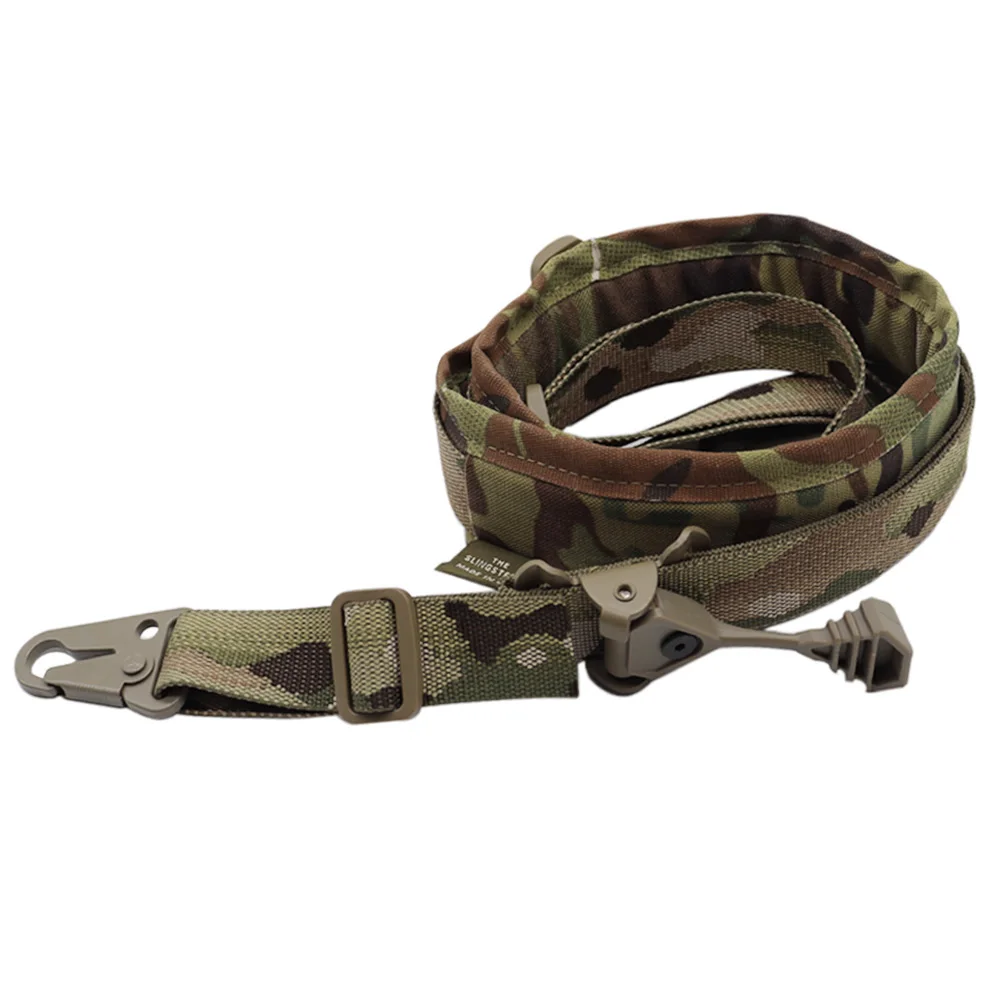 Tactical Rifle Sling 2 Point Combat Modular Strap Slingster Quick Adjustable Pull Hunting GUN Accessories