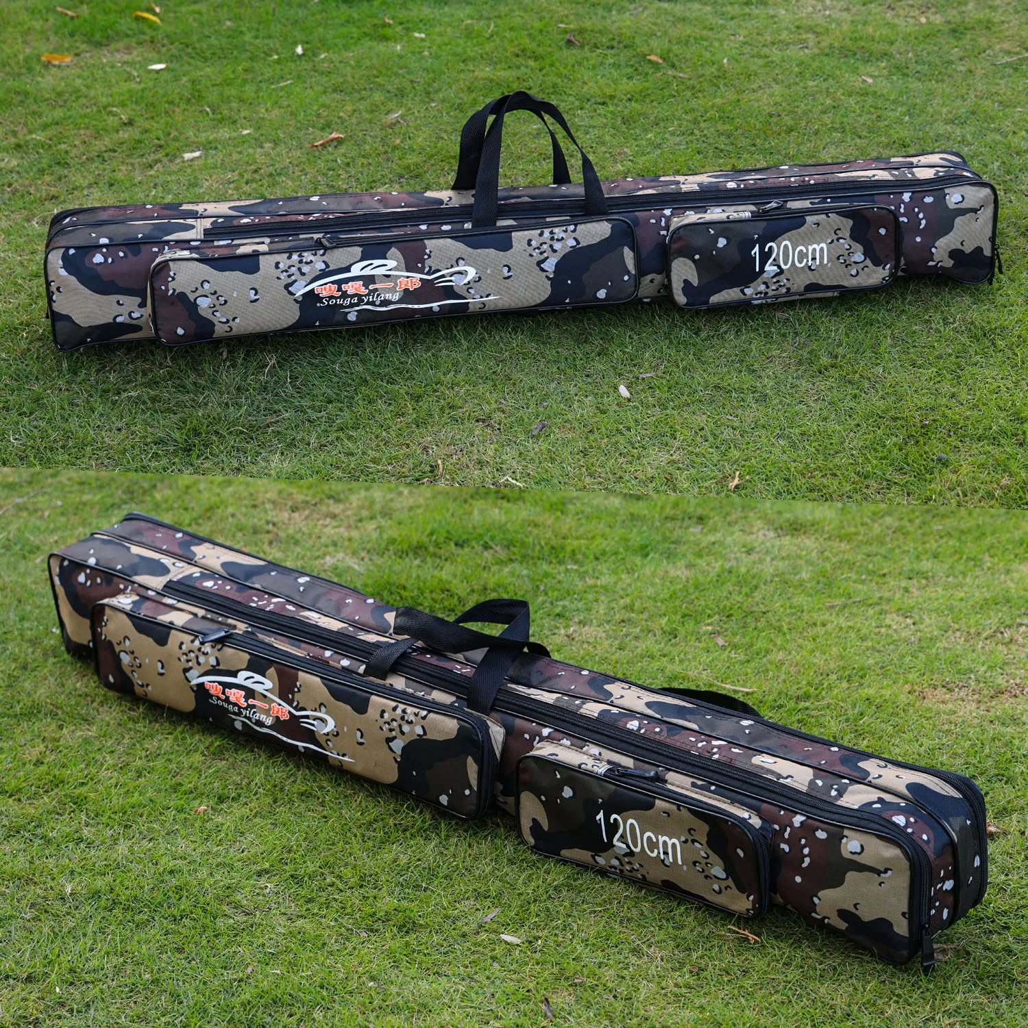 Sougayilang 80/120cm Fishing Rod Storage Bag Large Capacity Fishing Bag Fishing Gear Organizer Carp Fishing Bag Pesca