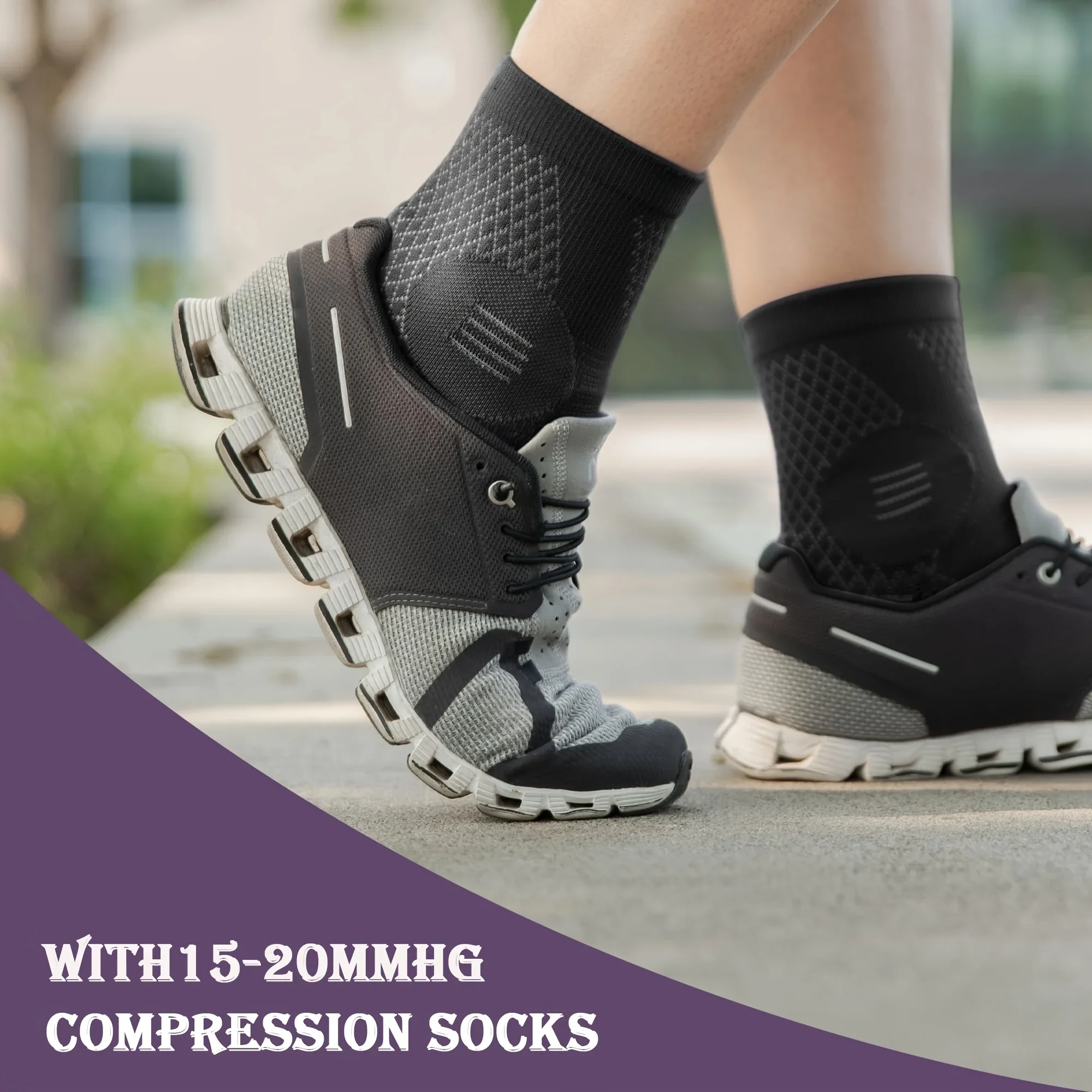1Pair Ankle Foot Sleeves Compression Open Toe Elastic Breathable Socks Relief Sleeve Sports Running Fitness Foot Protection