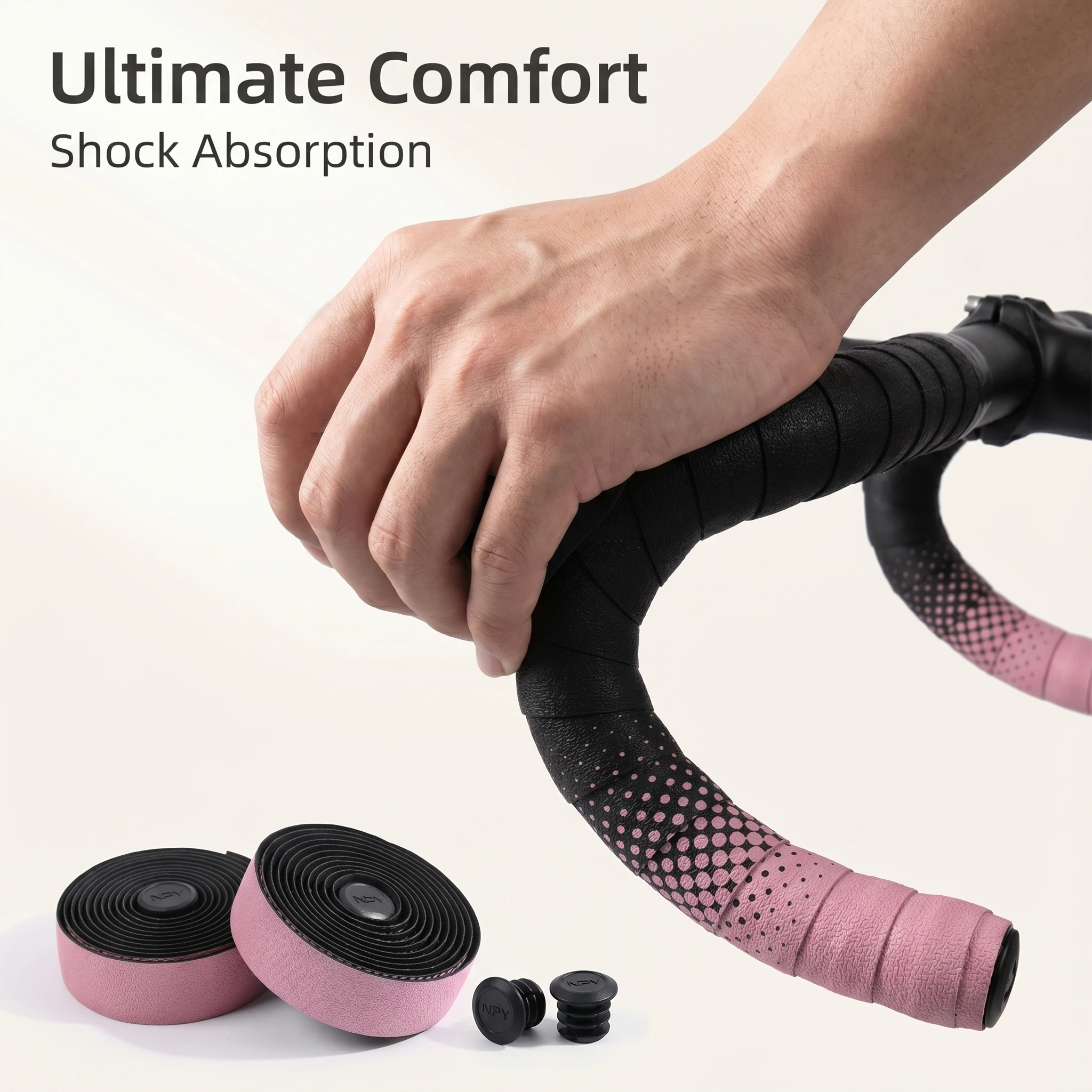 NPY Road Bike Tape Race Handlebar Tapes Wrap Breathable Shock Absorber Cycling Speed Bicycle Handlebar Winding Wrapper Bike Belt