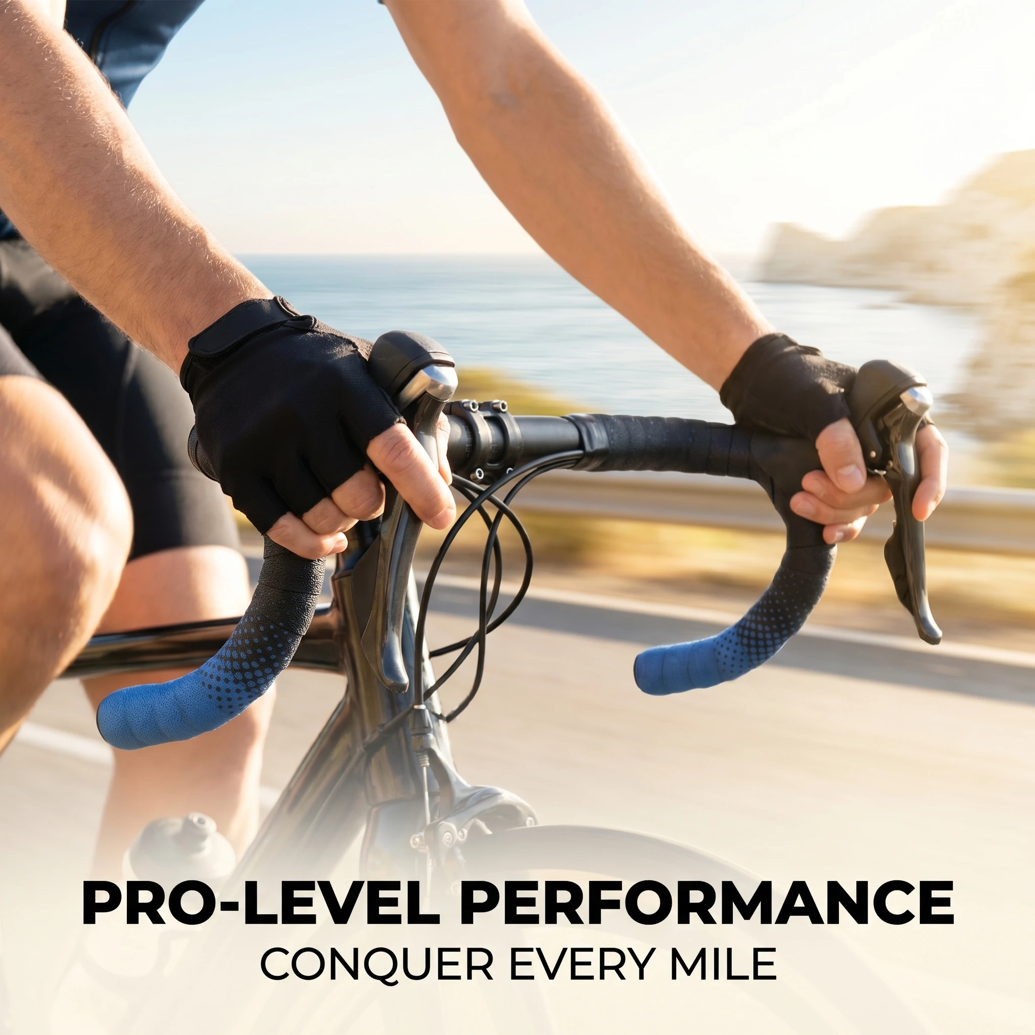 NPY Road Bike Tape Race Handlebar Tapes Wrap Breathable Shock Absorber Cycling Speed Bicycle Handlebar Winding Wrapper Bike Belt