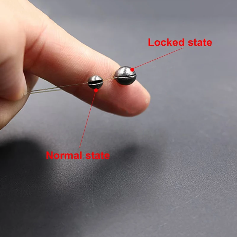 Extra Soft Lead Shot Split Shot Sinkers 50g Weight Assortment Box (0.2g 0.25g 0.3g 0.4g 0.6g 1.0g) for Float Fishing Rig Tackle