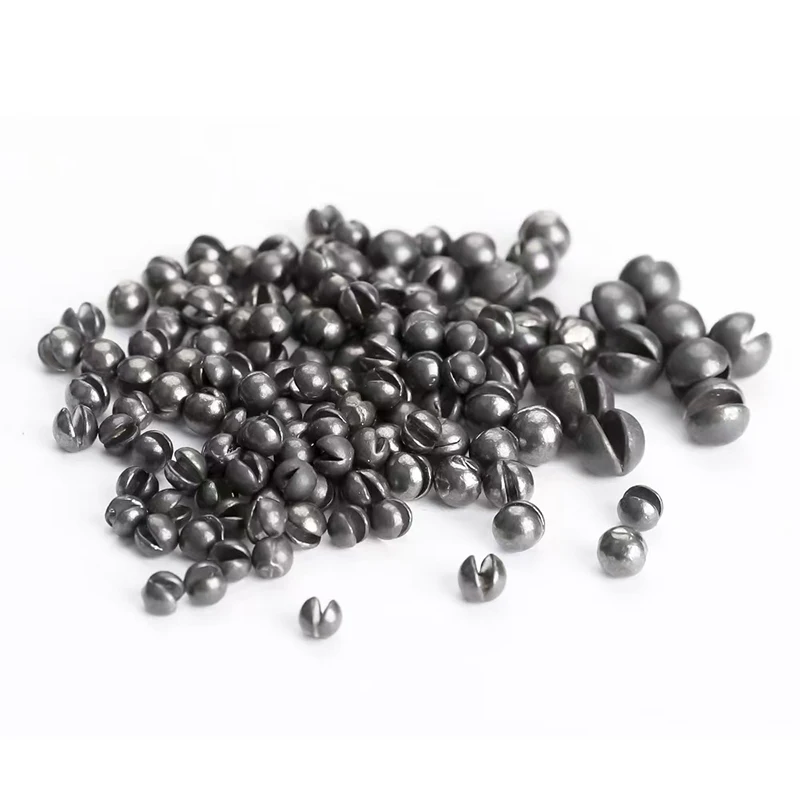 Extra Soft Lead Shot Split Shot Sinkers 50g Weight Assortment Box (0.2g 0.25g 0.3g 0.4g 0.6g 1.0g) for Float Fishing Rig Tackle