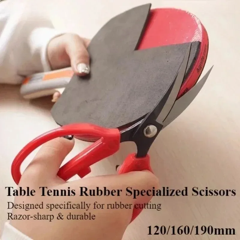 Table Tennis Upturned Rubber Scissors Scissors Rubber The Rubber Cutting Blade Is Sharp and Durable with A Comfortable Handle