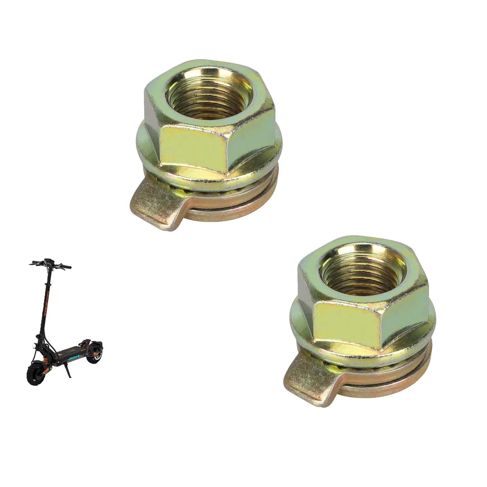 M14 Motor Screws Color Zinc For Kukirin G2 Max/Master/G3 Pro/G4 Max Electric Scooter Engine Screw Motor Shaft Nut Hook Plate