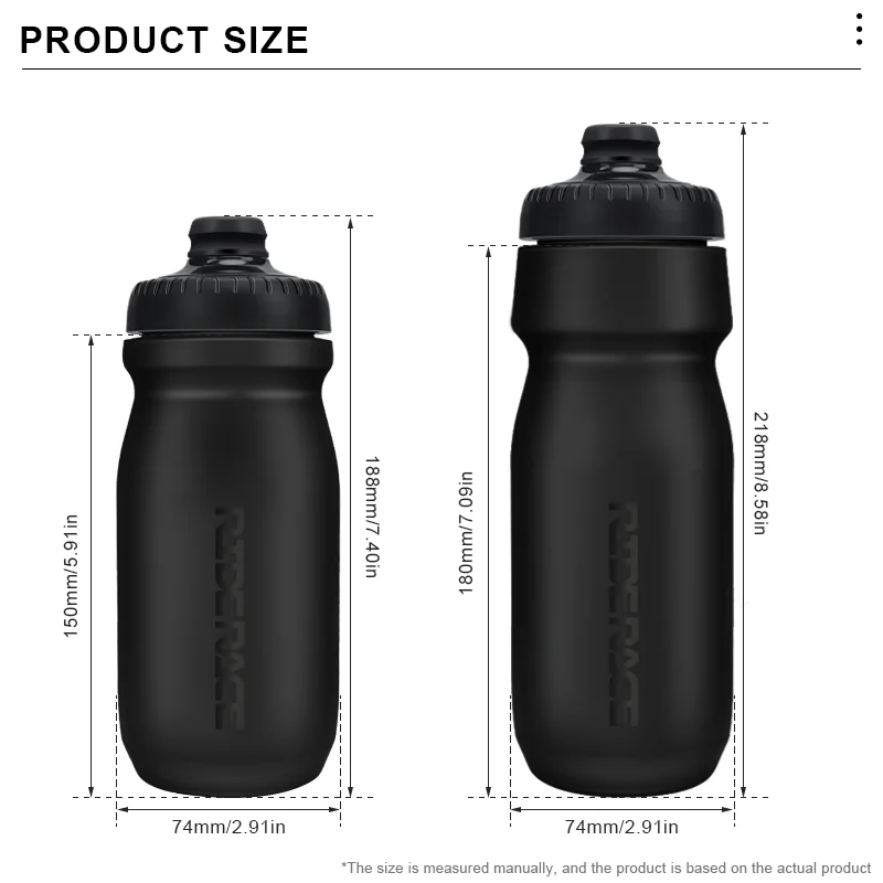 Sports Water Bottle Ultra-Light 550ML/650ML PP5 Portable Squeeze Mug for Outdoor Running Cycling Bicycle Kettle Bike Cup