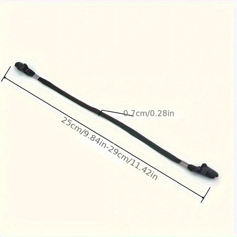 1pc New Hat Anti-Slip Rope Outdoor Anti-Slip Fixed Cap Clip Detachable Cap Clip Clip Rope for Fishing Hiking Sports Accessories