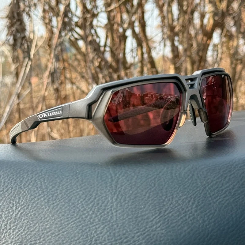 Okuma Fashion High End Polarized Fishing Glasses 5-Piece Set UV400, Anti Stray Light Clear Field of View