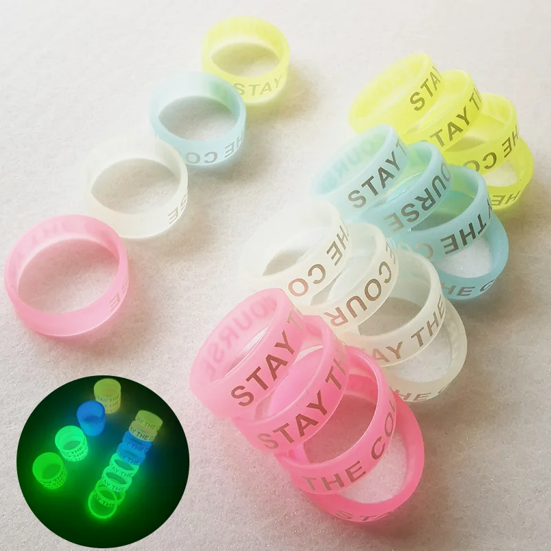 13mm/20mm 20PCS Protective Silicone Ring Color Decorative Ring Fishing Rod Slingshot Anti-slip O-ring Handle Band Sweat Belt