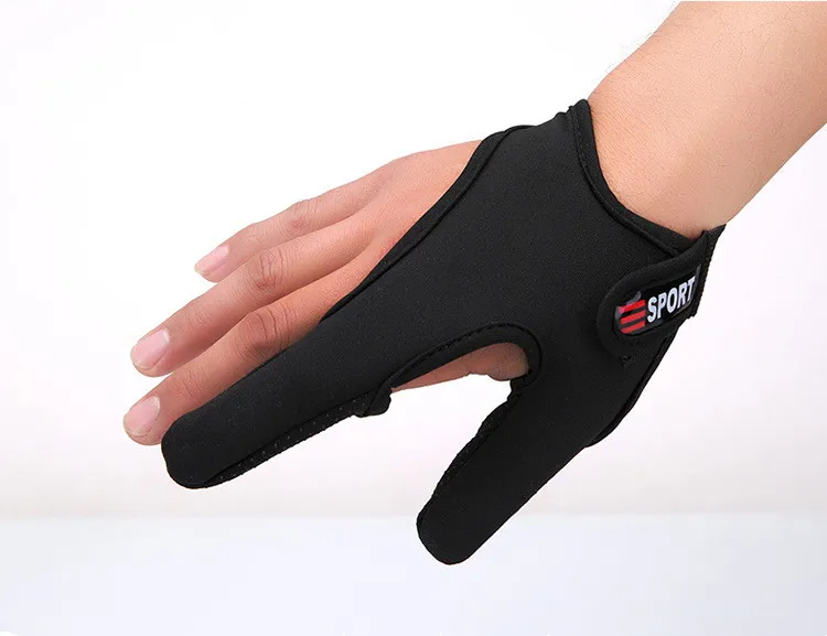 Fishing Gloves 2 Fingers Protector Breathable Anti-Slip Anti-Cut Fishing Gloves Carp Outdoor Fishing Tackle Accessories Supplies