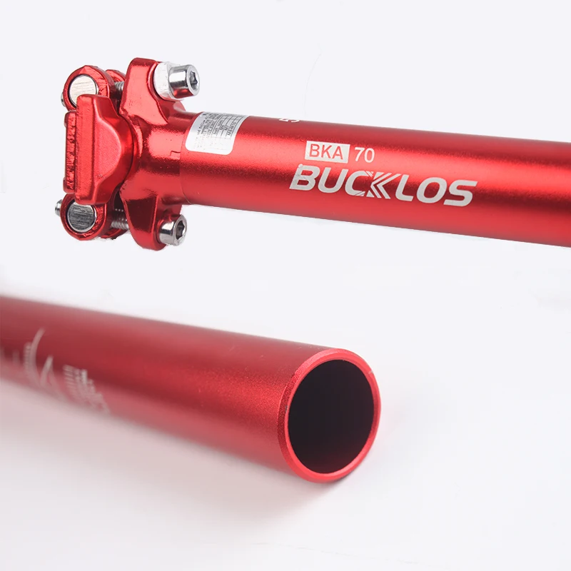 BUCKLOS 350/400mm Bicycle Seatpost 27.2/30.8/31.6mm Bike Seat Tube Aluminum Alloy Road MTB Saddle Post Durable Bike Saddle Tube