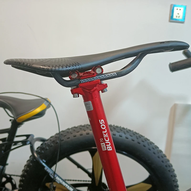 BUCKLOS 350/400mm Bicycle Seatpost 27.2/30.8/31.6mm Bike Seat Tube Aluminum Alloy Road MTB Saddle Post Durable Bike Saddle Tube