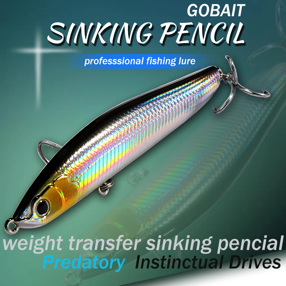 Sinking Pencil Bait 16g 9.8cm 12g 8.5cm Wobbler Weight Transfer System Popper Pesca Swimbait Cast Minnow Tackle Fishing Lure