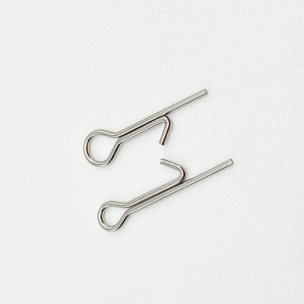 10/30/50Pcs Fishing Bait Stinger Spike Hook Soft Lure Bait Fixed Connecting Pins Needle Swivel Carp Fishing Tackle Accessories