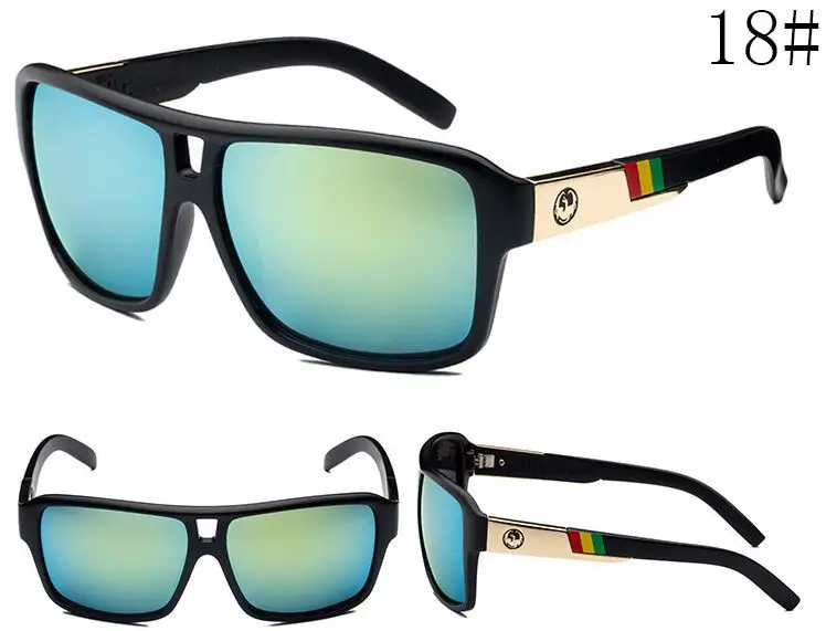 BRAND DESIGN Dragon Cycling Glasses Men Vintage Square Cycling Sun Glasses for Men Male Mirror MTB Cycling Driving Goggle Gafas