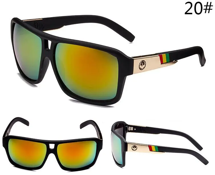 BRAND DESIGN Dragon Cycling Glasses Men Vintage Square Cycling Sun Glasses for Men Male Mirror MTB Cycling Driving Goggle Gafas