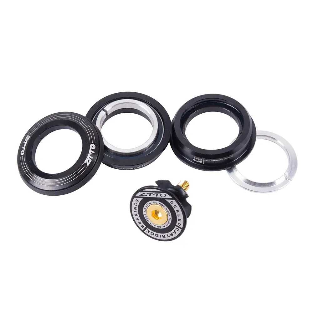 ZTTO Bicycle Headset 42mm 44mm 56mm ZS44 IS42 IS52 ZS56 1-1/8" 28.6mm Straight Cone Tube Fork Bike Frame 4444S 4456ST 4252ST