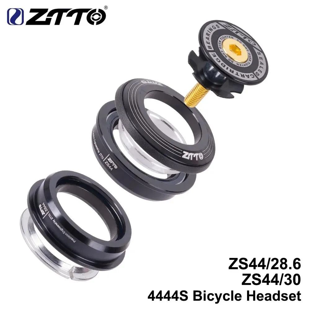 ZTTO Bicycle Headset 42mm 44mm 56mm ZS44 IS42 IS52 ZS56 1-1/8" 28.6mm Straight Cone Tube Fork Bike Frame 4444S 4456ST 4252ST