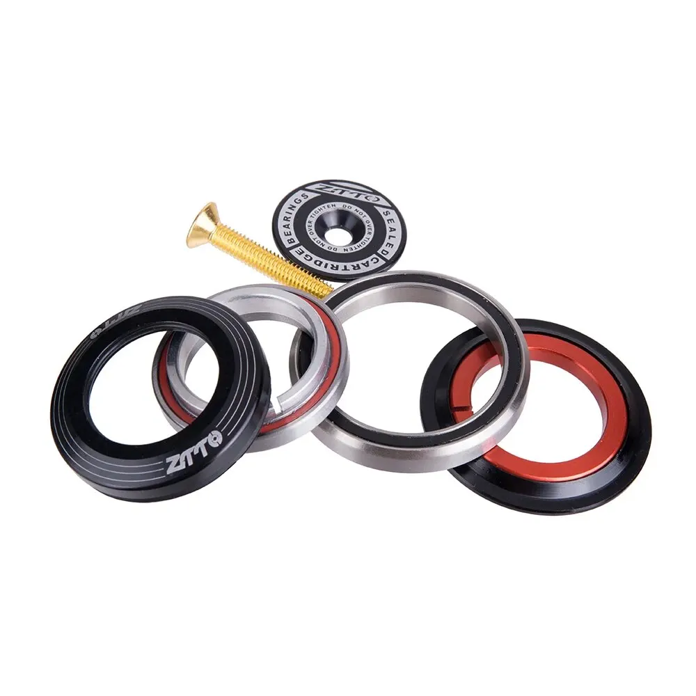 ZTTO Bicycle Headset 42mm 44mm 56mm ZS44 IS42 IS52 ZS56 1-1/8" 28.6mm Straight Cone Tube Fork Bike Frame 4444S 4456ST 4252ST