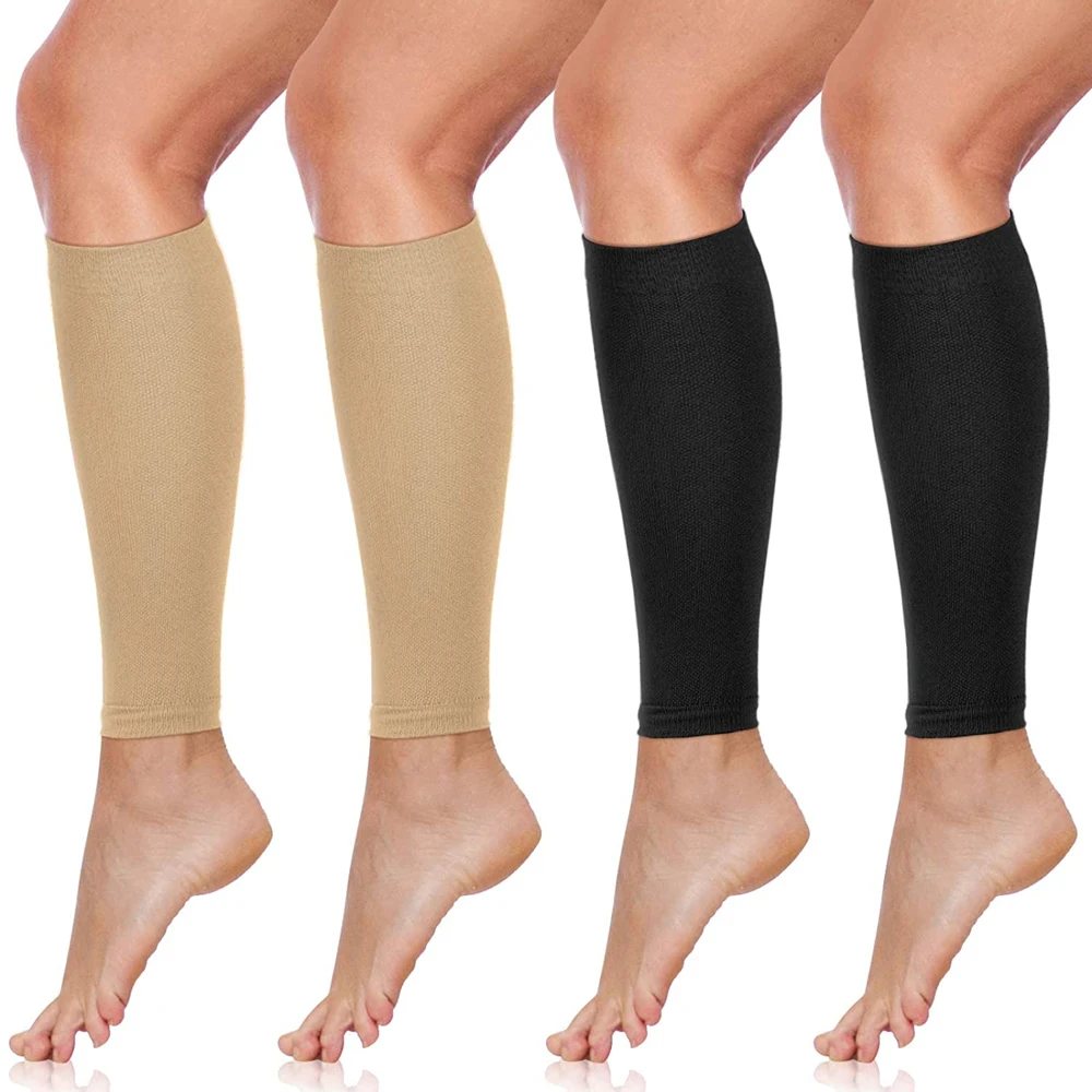 Medical Calf Compression Sleeve 30-40mmhg Men Women Footless Calves Compression Sleeves Varicose Veins