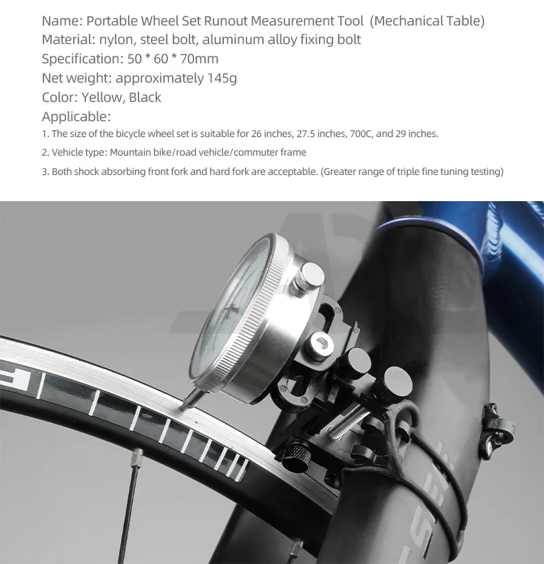 Bicycle Wheel Truing Stand MTB Road Bike Wheel Repair Tool Percentage Table Bike Rims Adjustment Cycling Accessories Maintenance