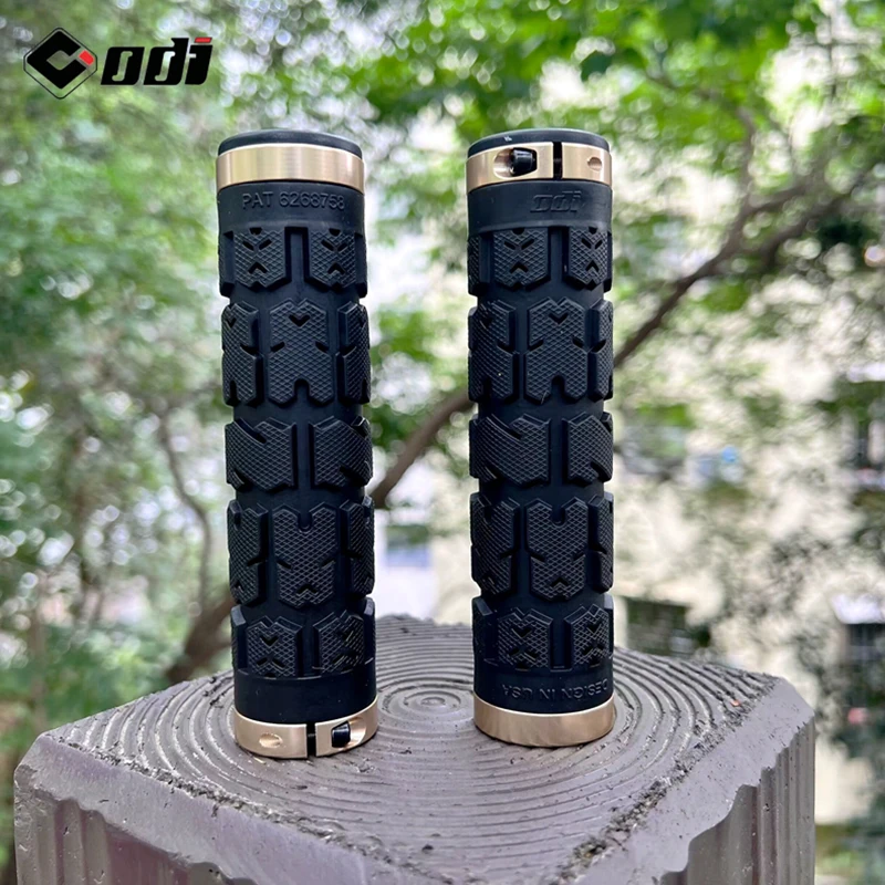 ODI RG01 Bicycle Handlebar Grips Rogue Lock-on Anti-Slip Shock Absorption Handle Cover Double Locking for MTB/Road Bike Parts