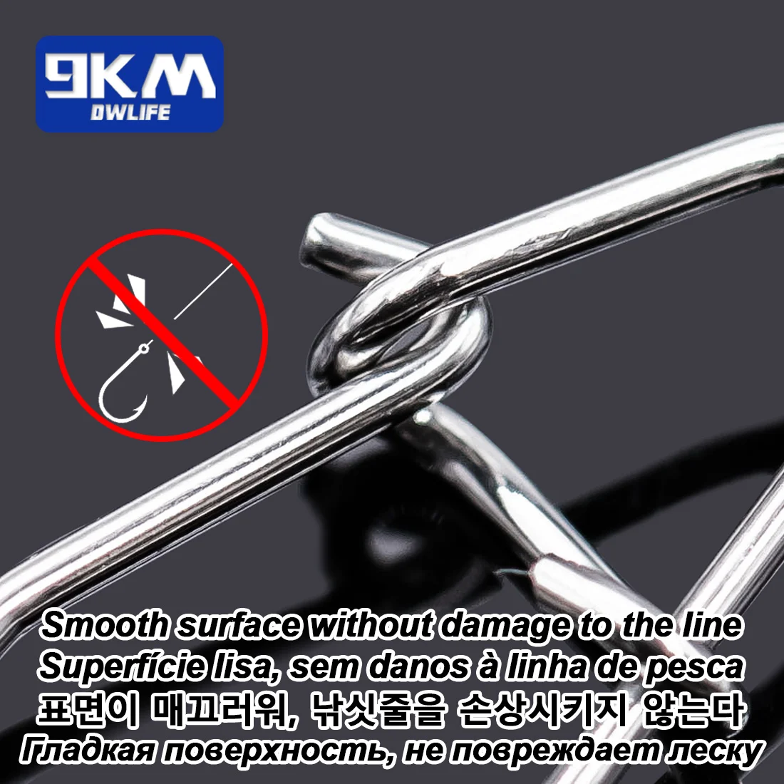Fishing Snaps 50~200Pcs Fishing Clips Fast Crankbait Snaps Fishing Lures Connectors Saltwater Fishing Duo Lock Lure Stainless