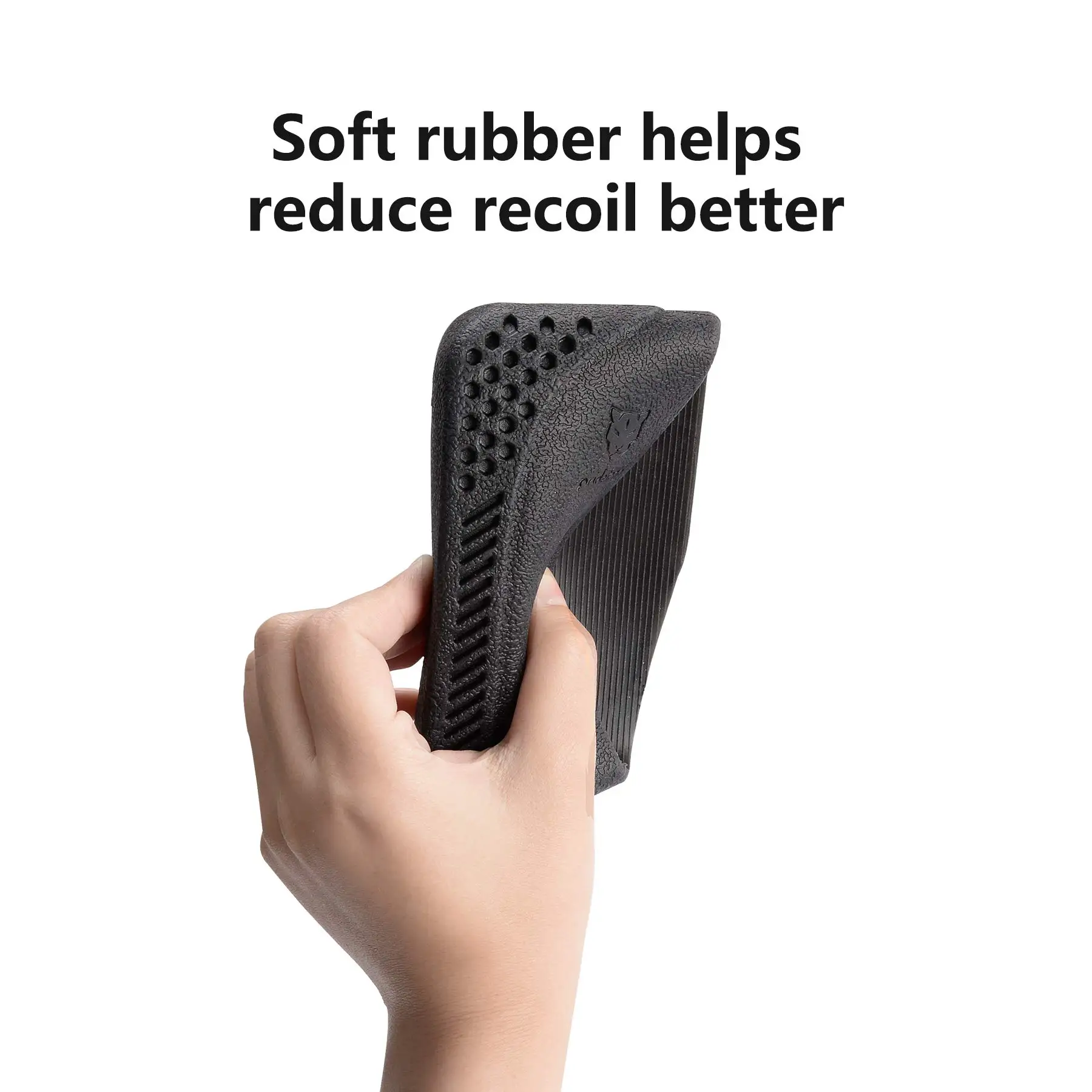 Pridefend Recoil Pad Synthetic Latex Rubber Slip-On Recoil Reducing Pad for Rifle and Shotgun Gun Holster 3 Sizes Available
