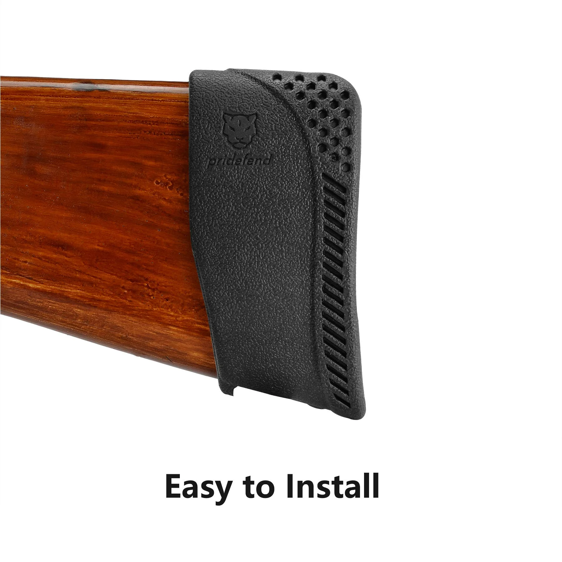 Pridefend Recoil Pad Synthetic Latex Rubber Slip-On Recoil Reducing Pad for Rifle and Shotgun Gun Holster 3 Sizes Available