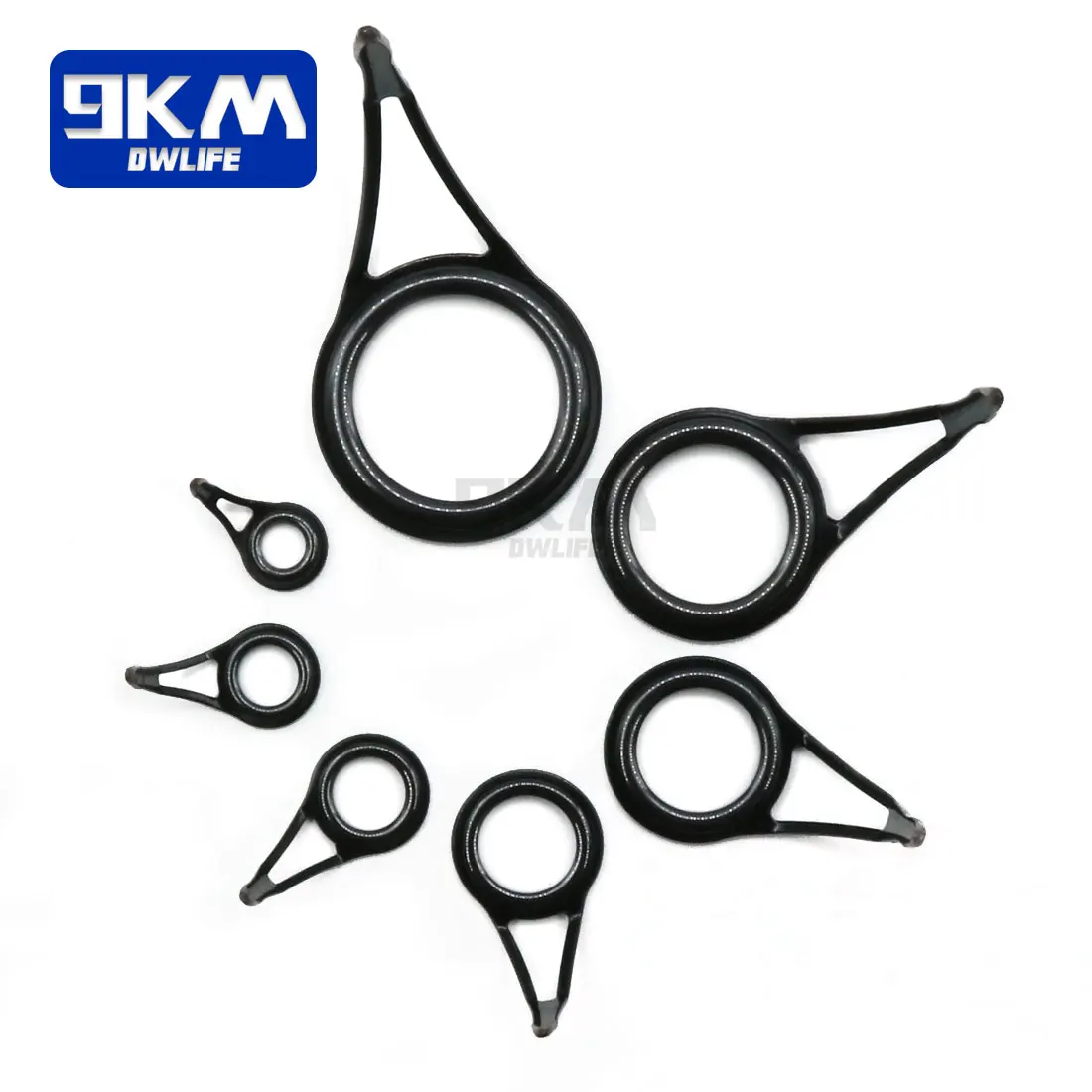 8~105Pcs Spinning Fishing Rod Guide Telescopic Rod Repair Kit Stainless Steel Ceramics Ring Fishing Rod Building Replacement Set