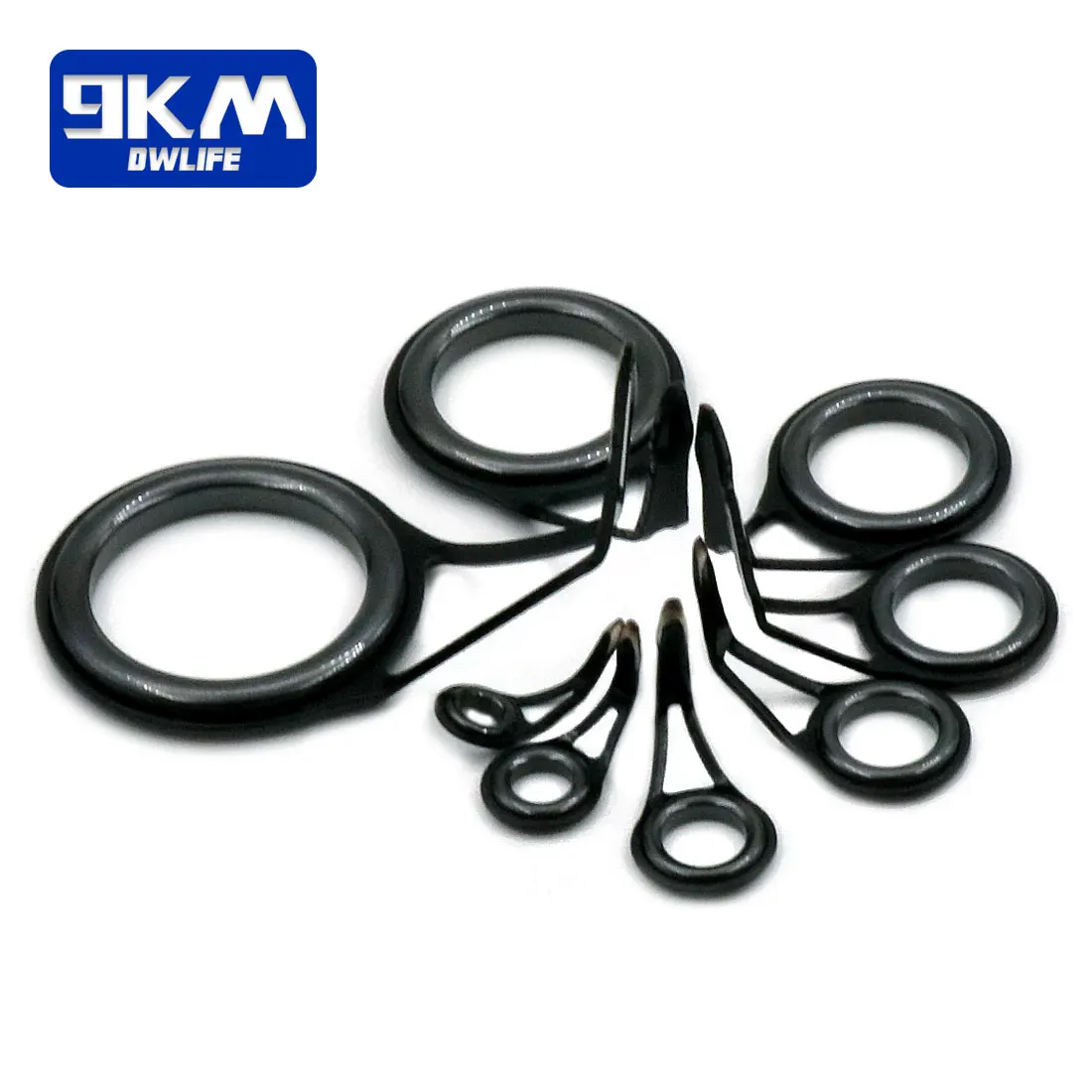 8~105Pcs Spinning Fishing Rod Guide Telescopic Rod Repair Kit Stainless Steel Ceramics Ring Fishing Rod Building Replacement Set