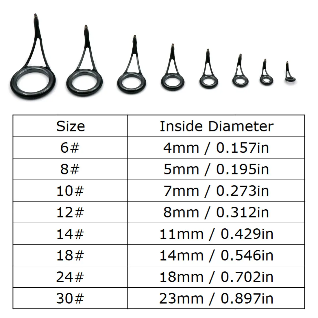 8~105Pcs Spinning Fishing Rod Guide Telescopic Rod Repair Kit Stainless Steel Ceramics Ring Fishing Rod Building Replacement Set