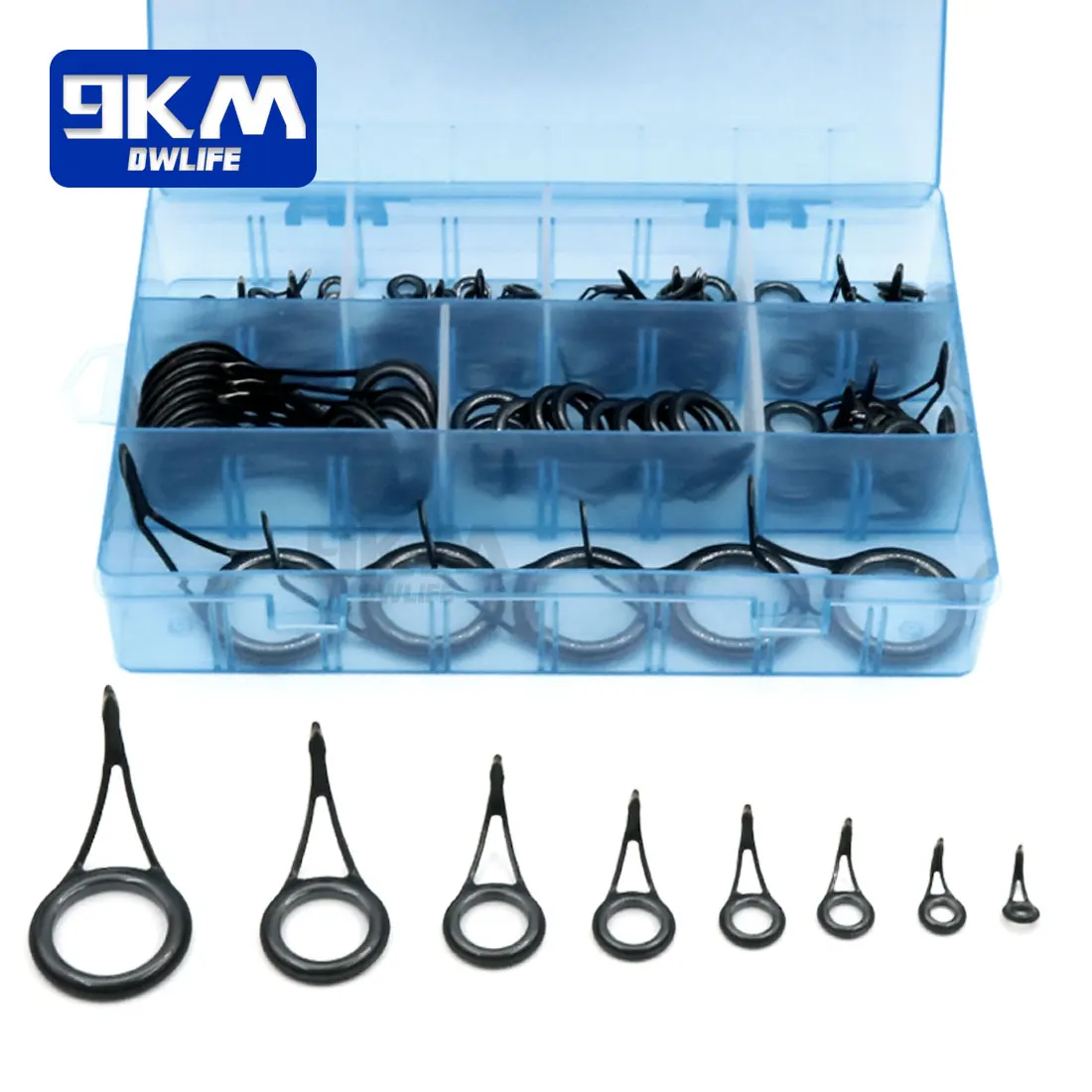 8~105Pcs Spinning Fishing Rod Guide Telescopic Rod Repair Kit Stainless Steel Ceramics Ring Fishing Rod Building Replacement Set