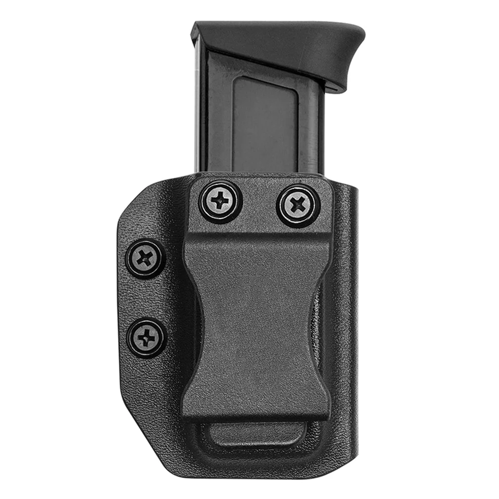 Universal Magazine Holster IWB/OWB Conceal Carry Mag Holster Kydex Mag Holder for 9mm/.40 Double Stack G17 G19 Hunting Accessory