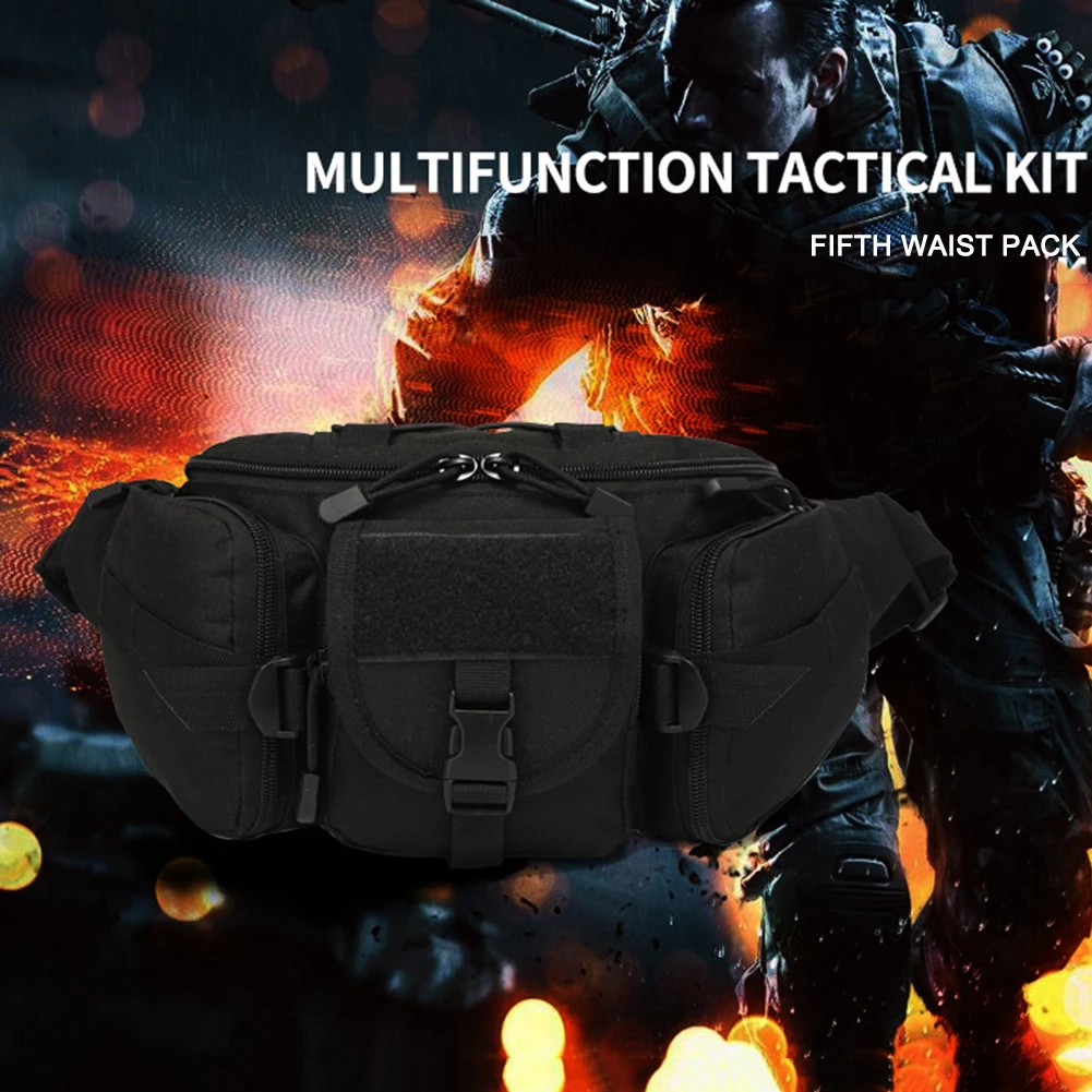 Fanny Pack High Quality Outdoor Sports Waist Pouch Multipurpose Belt Bags for Camping Hiking Traveling Running Fishing