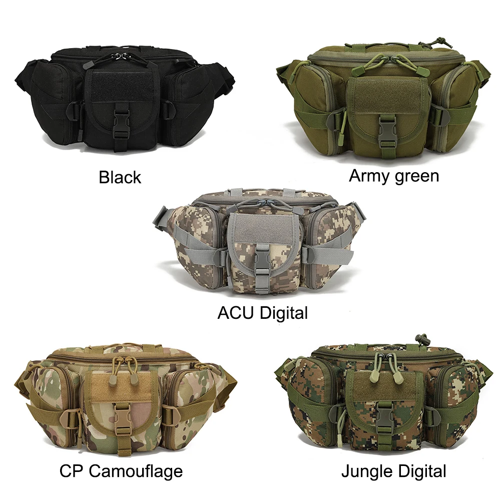 Fanny Pack High Quality Outdoor Sports Waist Pouch Multipurpose Belt Bags for Camping Hiking Traveling Running Fishing