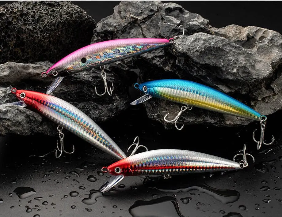 Fishing Lure Sinking Minnow 13cm 15cm 40g 60g Weight System Hard Lure Pesca Strong Treble Hooks Wobbler Jerkbait Swimbait Bait