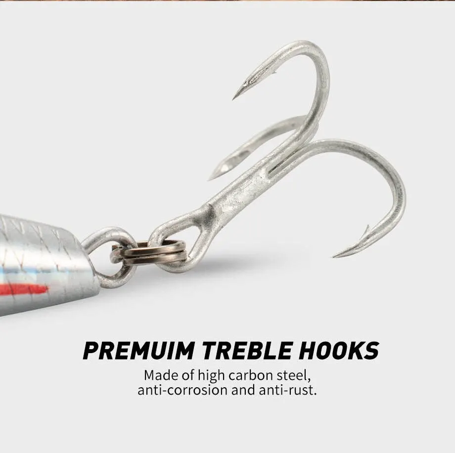 Fishing Lure Sinking Minnow 13cm 15cm 40g 60g Weight System Hard Lure Pesca Strong Treble Hooks Wobbler Jerkbait Swimbait Bait