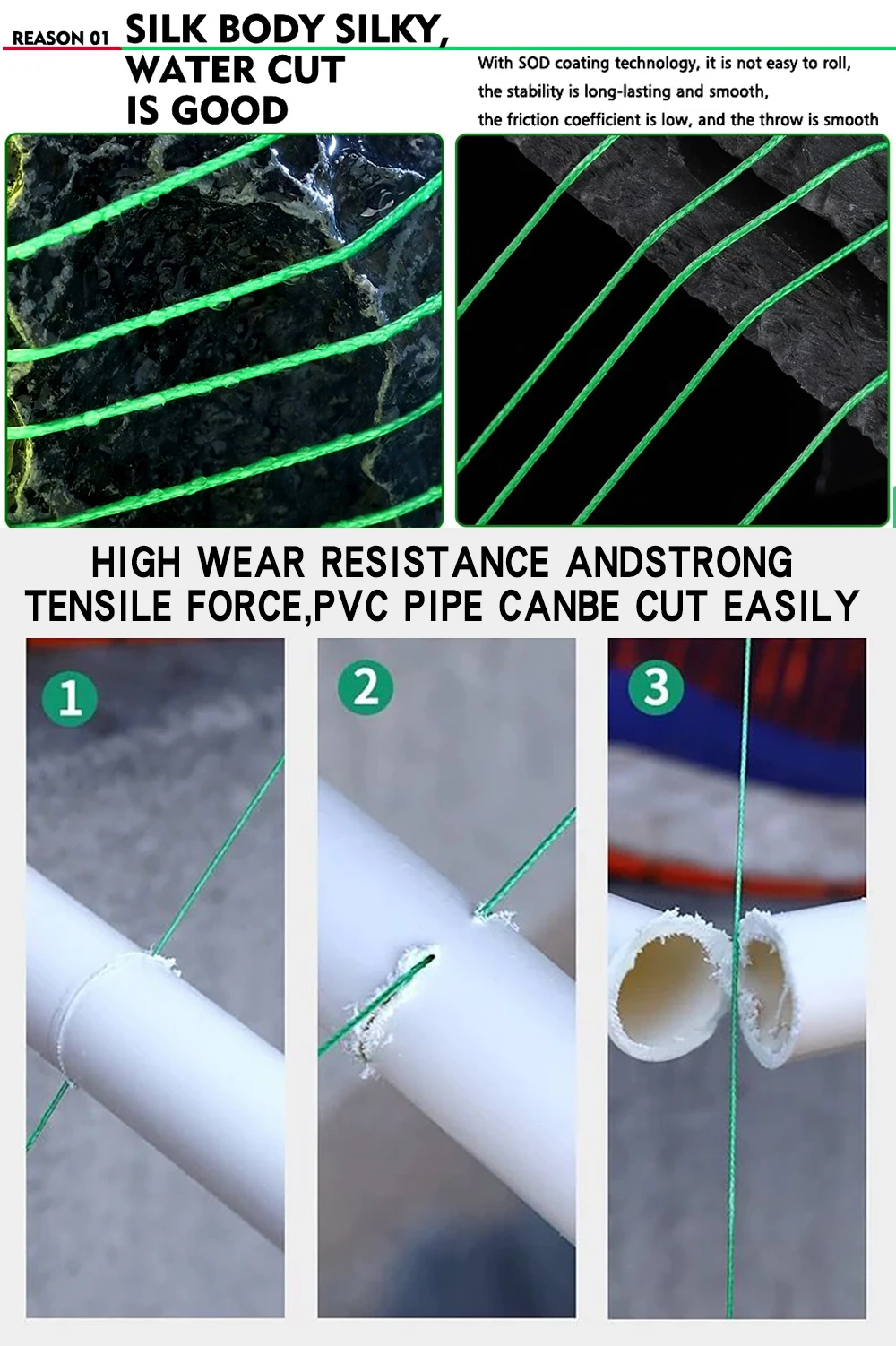 JOF Braided Fishing Line 12 Strands 9 Strands Multifilament PE Super Strong Japanese Line Carp 100M 300M 500M 20lb-92lb